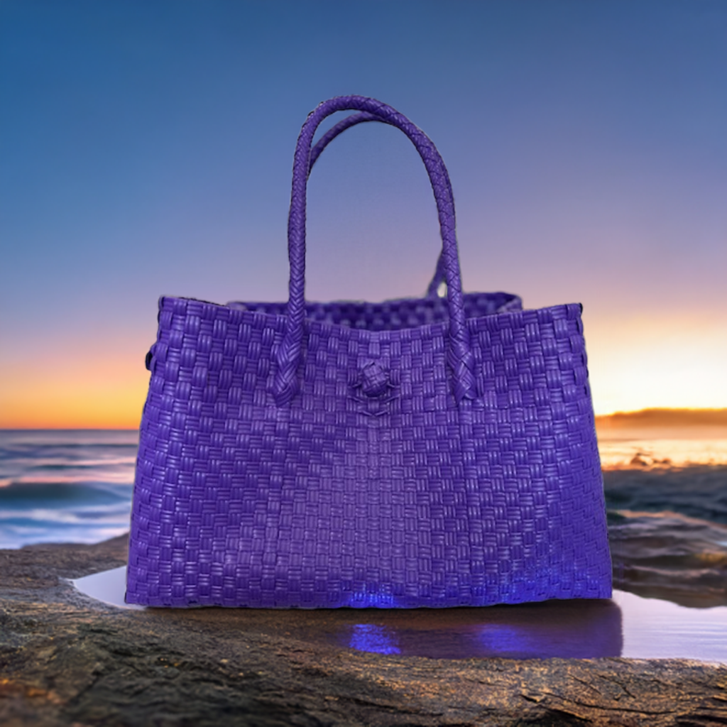 Large Seastainable Bag Dark Purple (Includes Post)